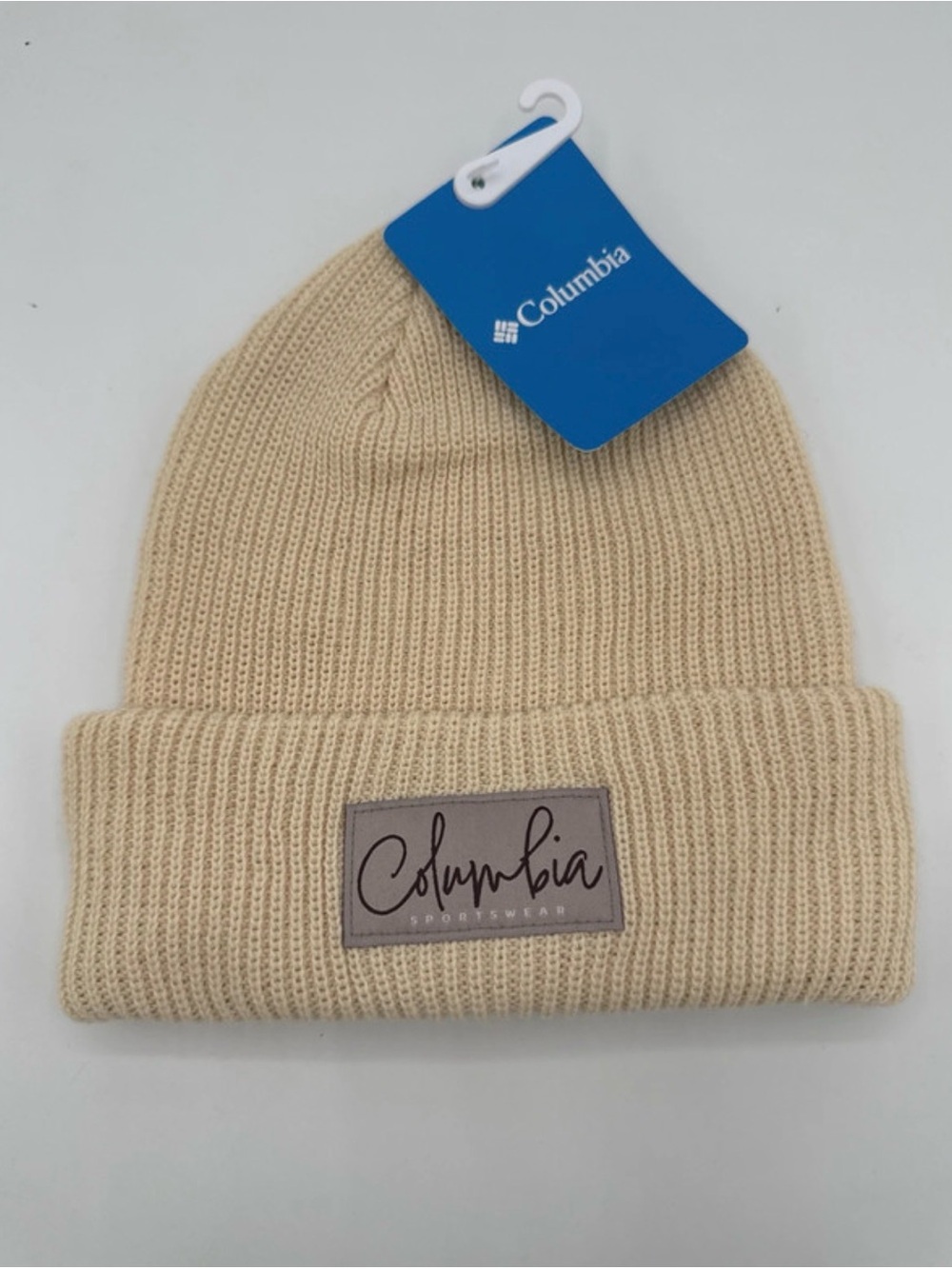 Columbia Beanie Hat in Cream